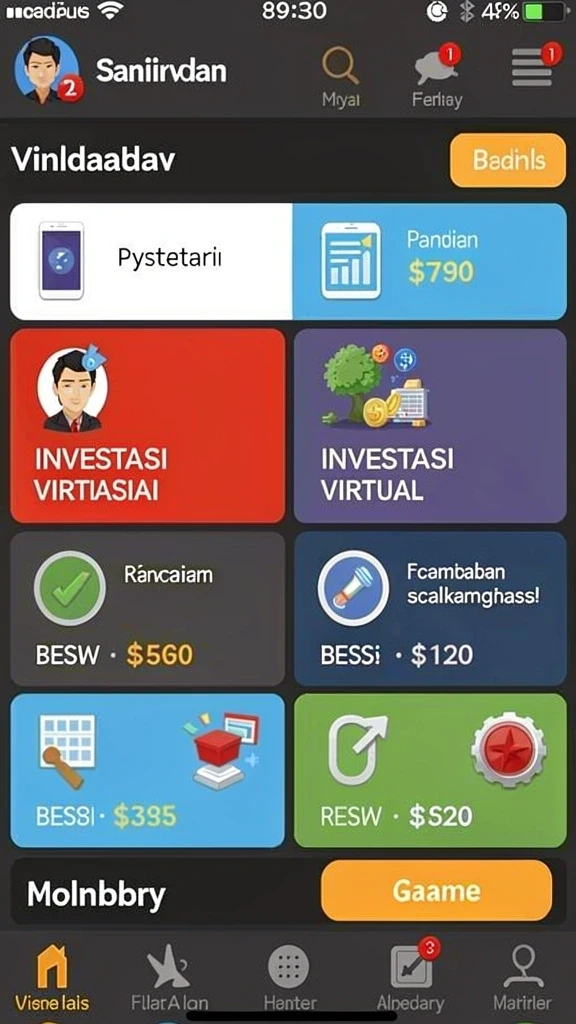 gowin - Berbagai karakter unik untuk dipilih dalam permainan.
